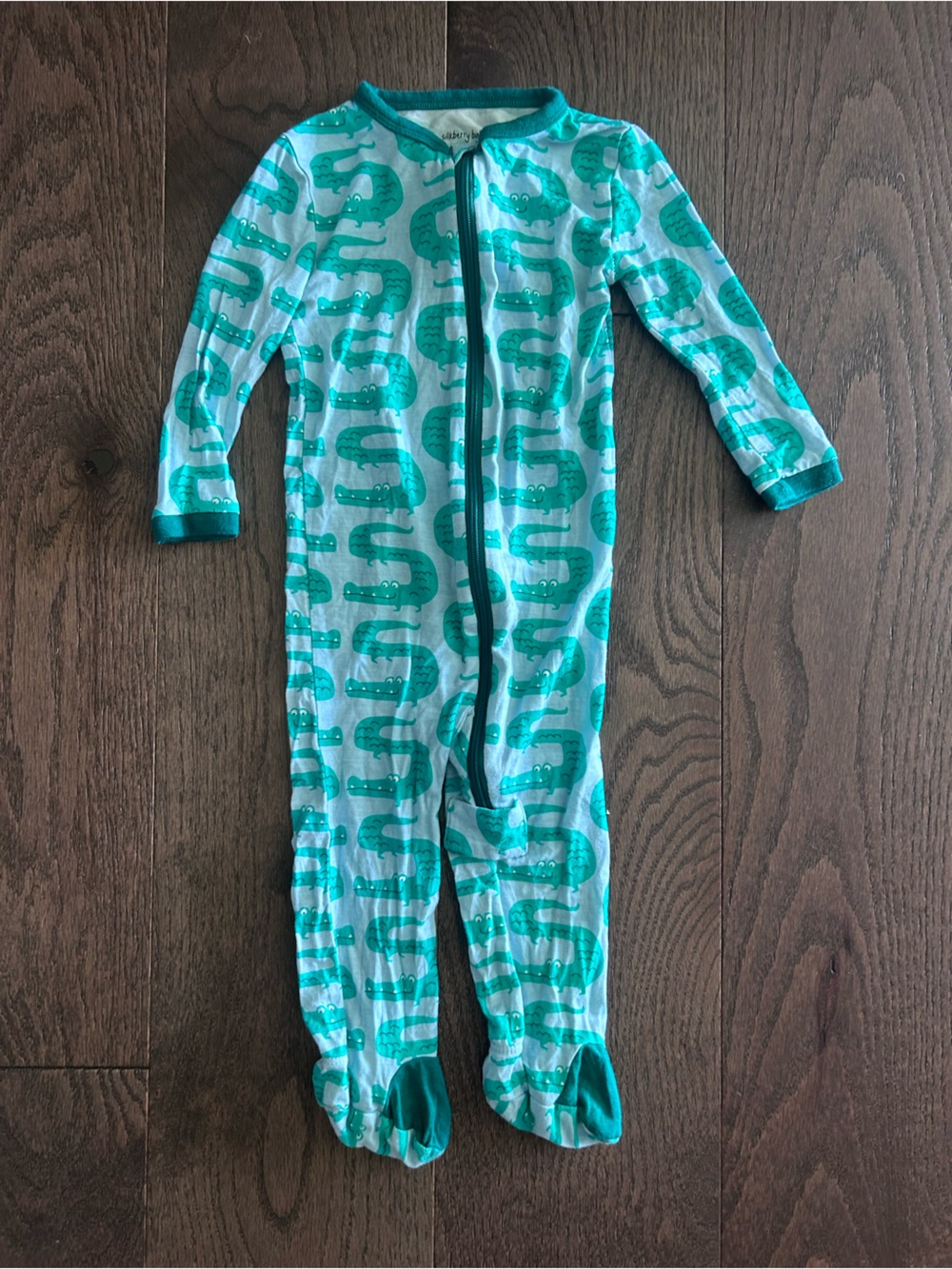 Silkberry Baby Size 6-12 month Baby Boy's Bamboo Sleeper
